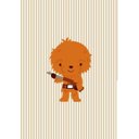 Ver imagem 3 de Kit Três Quadros Star Wars Chewbacca, Luke e Que a Força esteja com Você (Nude)