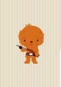 Ver imagem 3 de Kit Três Quadros Star Wars Chewbacca, Luke e Que a Força esteja com Você (Nude)