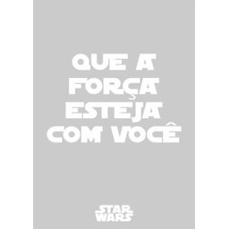 Kit Três Quadros Star Wars Chewbacca, Luke e Que a Força esteja com Você (Nude) - 4