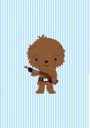 Ver imagem 3 de Kit Três Quadros Star Wars Chewbacca, Luke e Que a Força esteja com Você (Azul e Cinza)