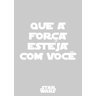 Kit Três Quadros Star Wars Chewbacca, Luke e Que a Força esteja com Você (Azul e Cinza) - 4