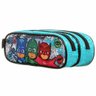 Mochila Pj Masks Com Rodinhas Lancheira Estojo - Azul - 7