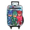 Mochila Pj Masks Com Rodinhas Lancheira Estojo - Azul - 2