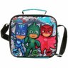 Mochila Pj Masks Com Rodinhas Lancheira Estojo - Azul - 8