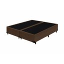 Ver imagem 1 de Base Box Queen Bipartido AColchoes Suede Marrom 40x158x198