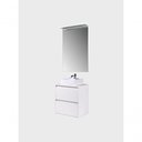 Ver imagem 5 de Gabinete para Banheiro com Cuba e Espelheira com Led 60cm Mdf Branco Dubai - On Móveis