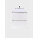 Ver imagem 6 de Gabinete para Banheiro com Cuba e Espelheira com Led 60cm Mdf Branco Dubai - On Móveis
