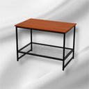 Ver imagem 5 de Mesa Aparador Mesinha de Centro Ferro e Madeira Estilo Industrial com Tela Expandida Rustico e Moder