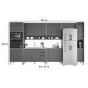 Ver imagem 4 de Cozinha Modulada Mgm 7 Peças Esplêndida C7p184 Cinamomo/off