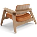 Ver imagem 3 de Kit 2 Poltronas Decorativa para Sala Living Concept L02 Nature Couríssimo Canela - Lyam Decor