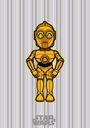 Ver imagem 2 de Kit 2 Quadros Star Wars C3PO e H2D2