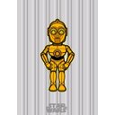 Ver imagem 2 de Kit 2 Quadros Star Wars C3PO e H2D2