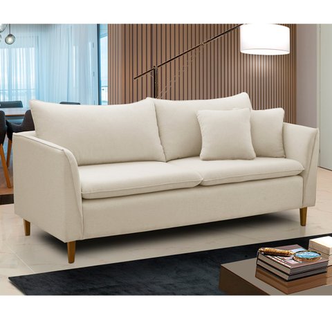 Sofá Living Kassia 2 Lugares 1,64m Porcelana Lansofbr Lansof Brasil