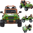 Ver imagem 2 de Carro Eletrico Infantil Peg Perego Jeep Ranger 538 Verde 12v