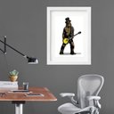 Ver imagem 2 de Quadro Chewbacca Rock - 60x48 Cm 24x18cm:madeira Preta