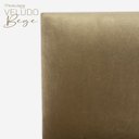 Ver imagem 2 de Faixa para Base Colchão Solteiro 30cm Altura:veludo Bege