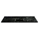 Ver imagem 1 de Pia de Cozinha 150x55cm em Granito com Acamento Reto Cuba Rasa em Inox Incolor Generali