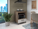 Ver imagem 2 de Balcão de Cozinha Moderno Off White para Cooktop 4 Bocas com Gaveta