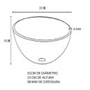 Ver imagem 3 de Gabinete de Vidro para Banheiro 40cm Cuba Redonda Ac Dourado Real