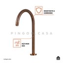 Ver imagem 3 de Torneira Para Banheiro Alta Javari Pingoo.casa - Dourado Rose