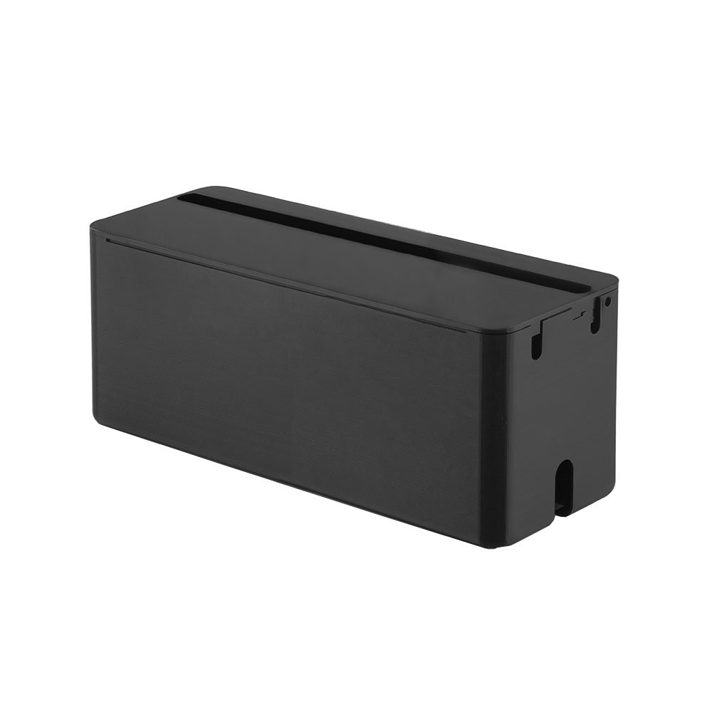 Caixa Organizadora Porta Fios Cabo Celular Organizador Preto