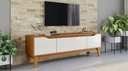 Ver imagem 1 de Rack Henn Veneto 1600mm Cinamomo/off White