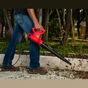 Ver imagem 1 de Soprador de Ar Folhas Elétrico Residencial 127 V Motor Universal Branco Casa Jardim Cor Vermelho