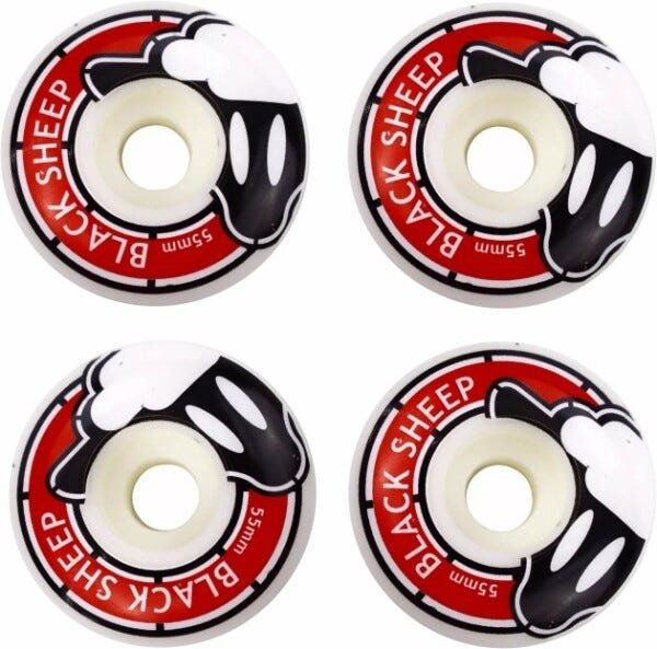Skate Black Sheep Montado Completo Pro Stick Abec 11Branco - 3