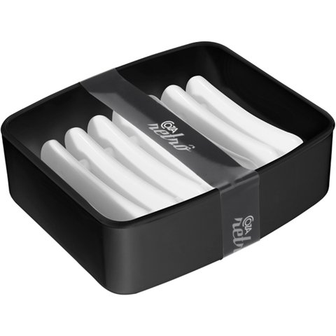 Saboneteira Suporte De Bancada Para Sabonete Barra Banheiro Preta