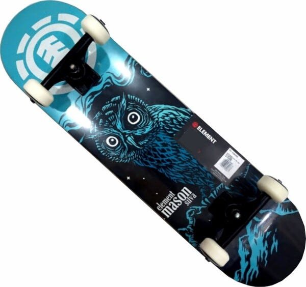 Skate Element Montado Completo Profissional Mason Night Next Stick FCR - Coruja - 1