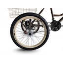 Ver imagem 6 de Triciclo Retrô Marrom/Creme - Aro 26 - Montagem Hiper