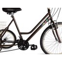 Ver imagem 2 de Triciclo Retrô Marrom/Creme - Aro 26 - Montagem Hiper