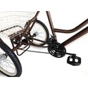 Ver mais imagens de Triciclo Retrô Marrom/Creme - Aro 26 - Montagem Hiper