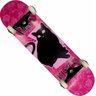 Skate Miss Black Montado Completo Pro Stick BS Feminino Preto/Rosa - 1