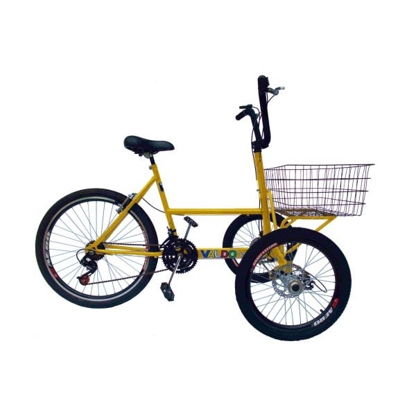 Triciclo Invertido aro 26 - Amarelo