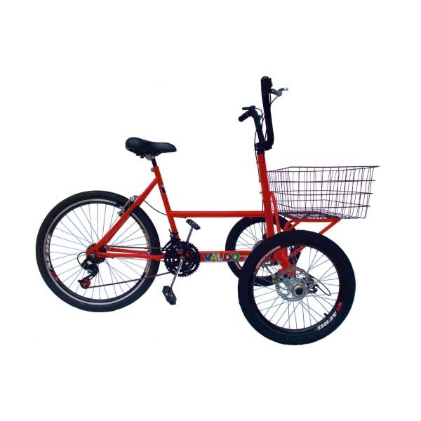 Triciclo Invertido aro 26 - Vermelho