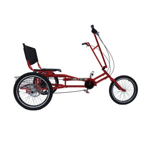 Triciclo Praiano - Montagem Super - 7 Opções de Cores - Vermelho