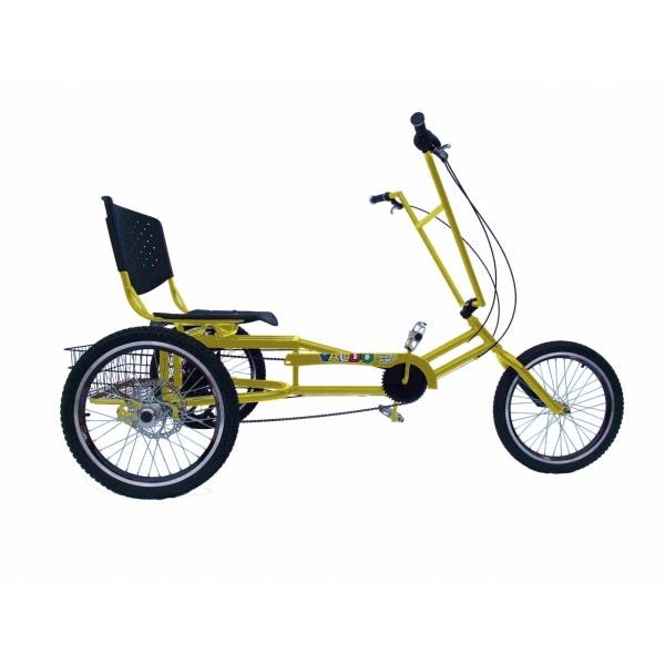 Triciclo Praiano - Montagem Super - 7 Opções de Cores - Amarelo - 1
