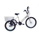 Ver imagem 1 de Triciclo aro 26 - 21 Marchas - Hiper - Várias Cores - Branco