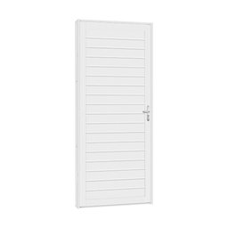 Porta de Aço Lambri Light 81x215 R50 Abertura Esquerda Branco - 1