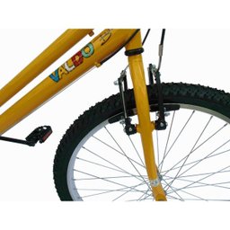 Triciclo aro 26 - 18 Marchas - Hiper Luxo - Várias Cores - Amarelo - 4