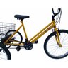 Triciclo aro 26 - 18 Marchas - Hiper Luxo - Várias Cores - Amarelo - 2