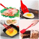Ver imagem 5 de Kit de Utensílios de Silicone de Cozinha Vermelho com 5 Peças - Vermelho