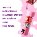 Ver imagem 4 de Mini Liquidificador Recarregavel Portatil Multiuso Verde