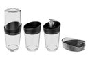 Ver imagem 1 de Kit Banheiro Completo 4 Produtos Transparentes Lavabo Crippo