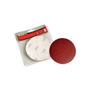 Disco de Lixa com Velcro 4.1/2" 115mm Grão 80 com 10 Peças Mtx