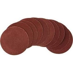 Disco de Lixa com Velcro 4.1/2" 115mm Grão 80 com 10 Peças Mtx - 2