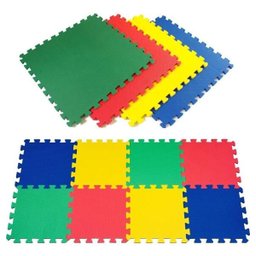 Kit 8 Peças Tapete Eva Tatame Academia Infantil 50x50 - 1