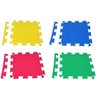 Kit 16 Placas Tatame Eva 50X50X1Cm Tapete Infantil Colorido - 1