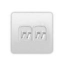 Ver imagem 3 de Porta Shampoo Duplo de Banheiro Suporte de Utensílios para Box Aço Preto Fixação por Adesivo Utimil